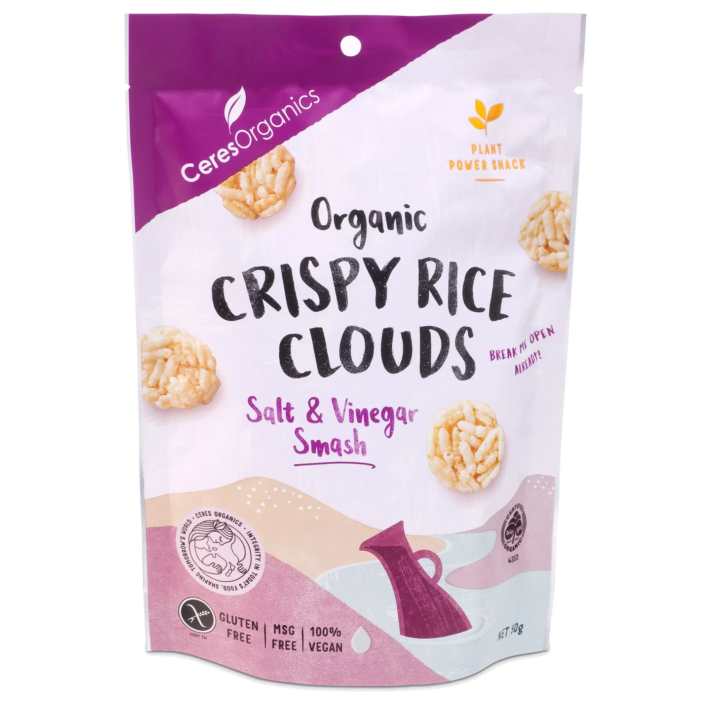 Crispy Rice Clouds | Salt & Vinegar Smash
