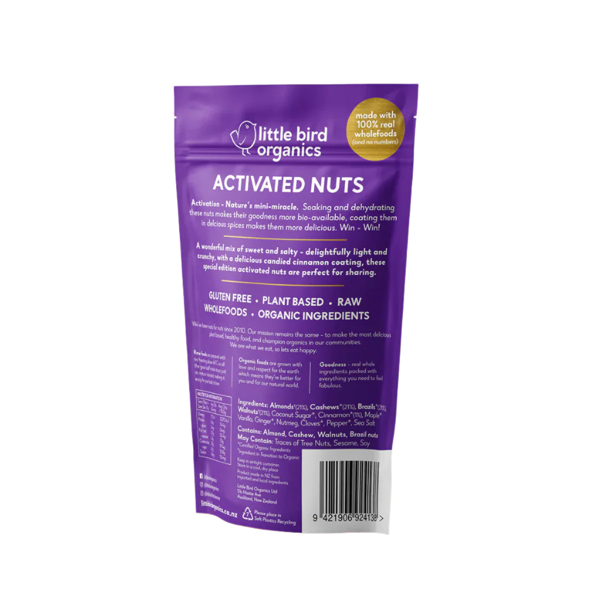 Activated Nuts | Candied Cinnamon Clusters