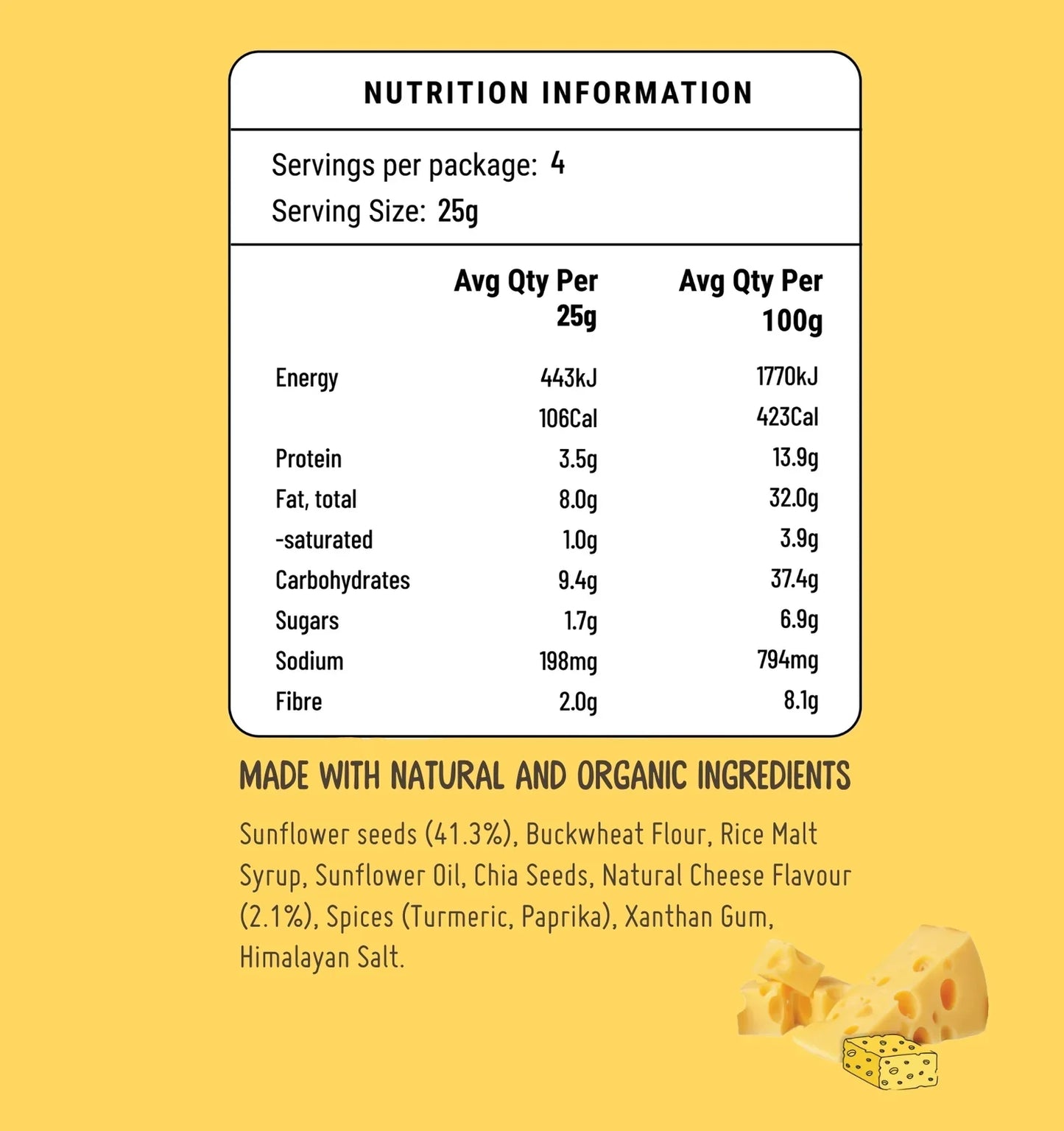 Seed Nibbles | Cheesy Cheese