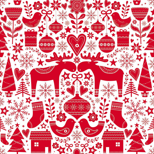 Scandi Rensdyr (Reusable Gift Bag Set)