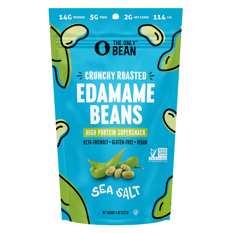 Crunchy Roasted Edamame Beans | Sea Salt