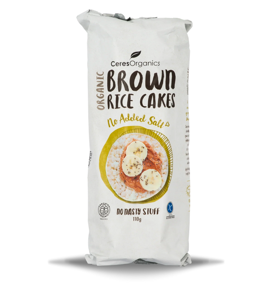 Brown Rice Cakes | No Added Salt