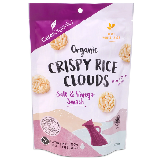 Crispy Rice Clouds | Salt & Vinegar Smash