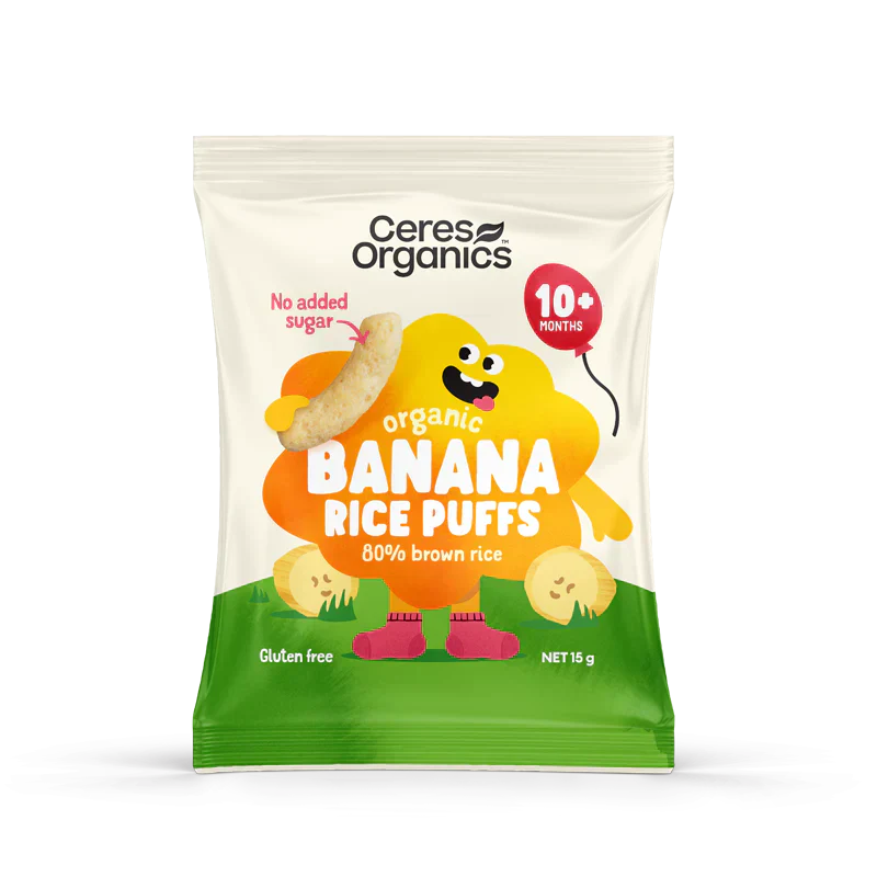 Baby Rice Puffs | Banana