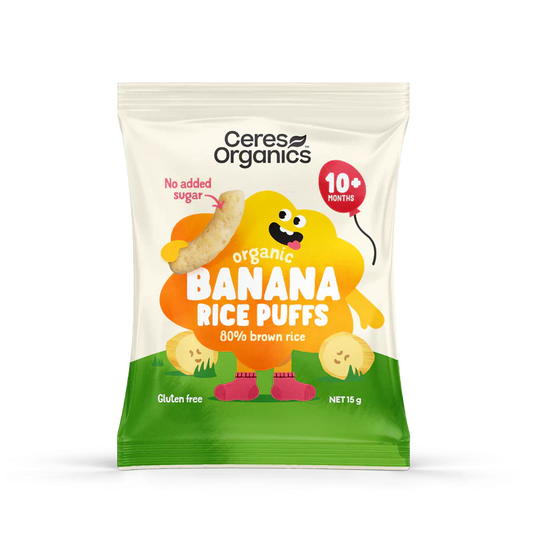 Baby Rice Puffs | Banana