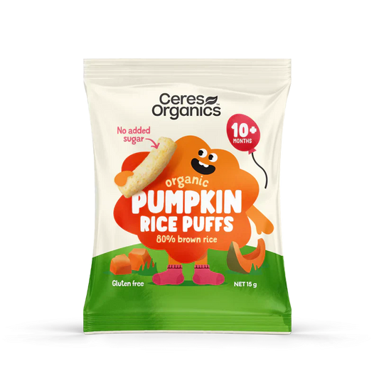 Baby Rice Puffs | Pumpkin
