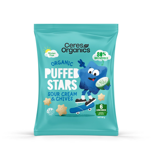 Puffed Stars | Sour Cream & Chives