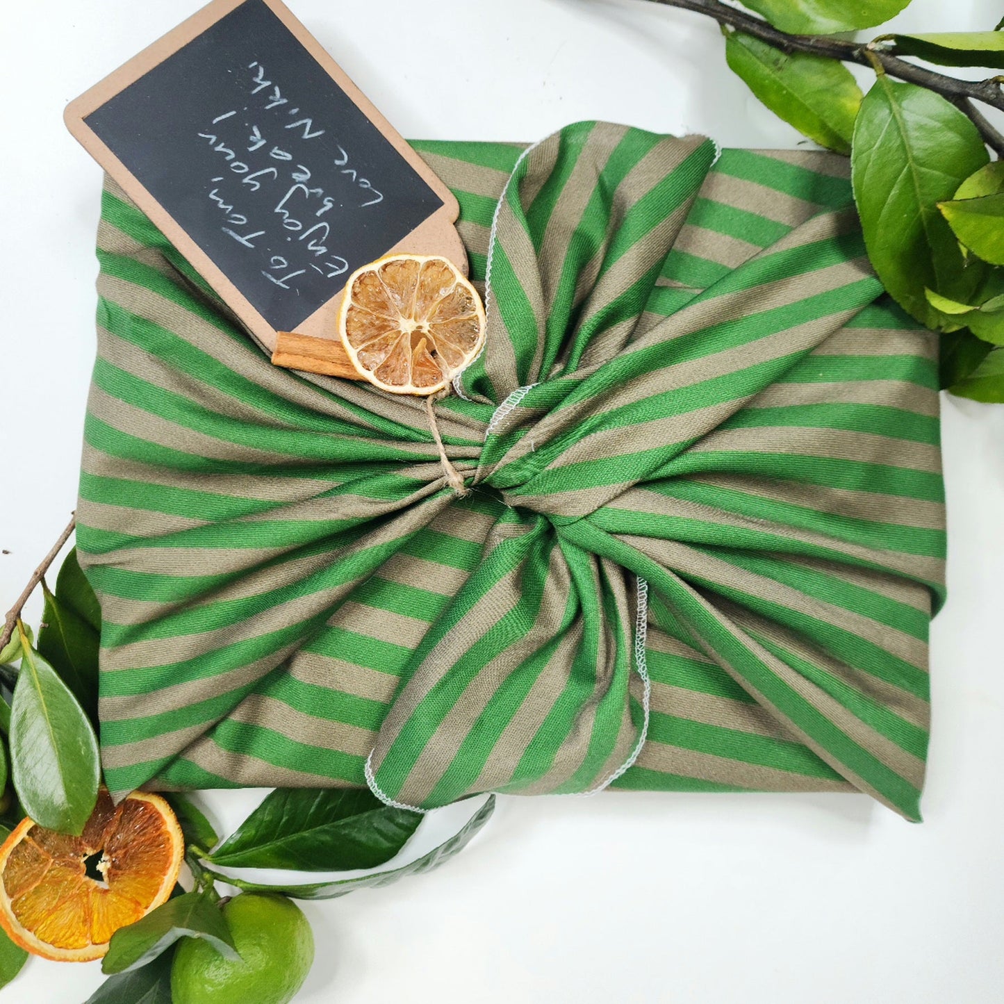 Pooches Stripey - 4 Furoshiki Gift Wraps