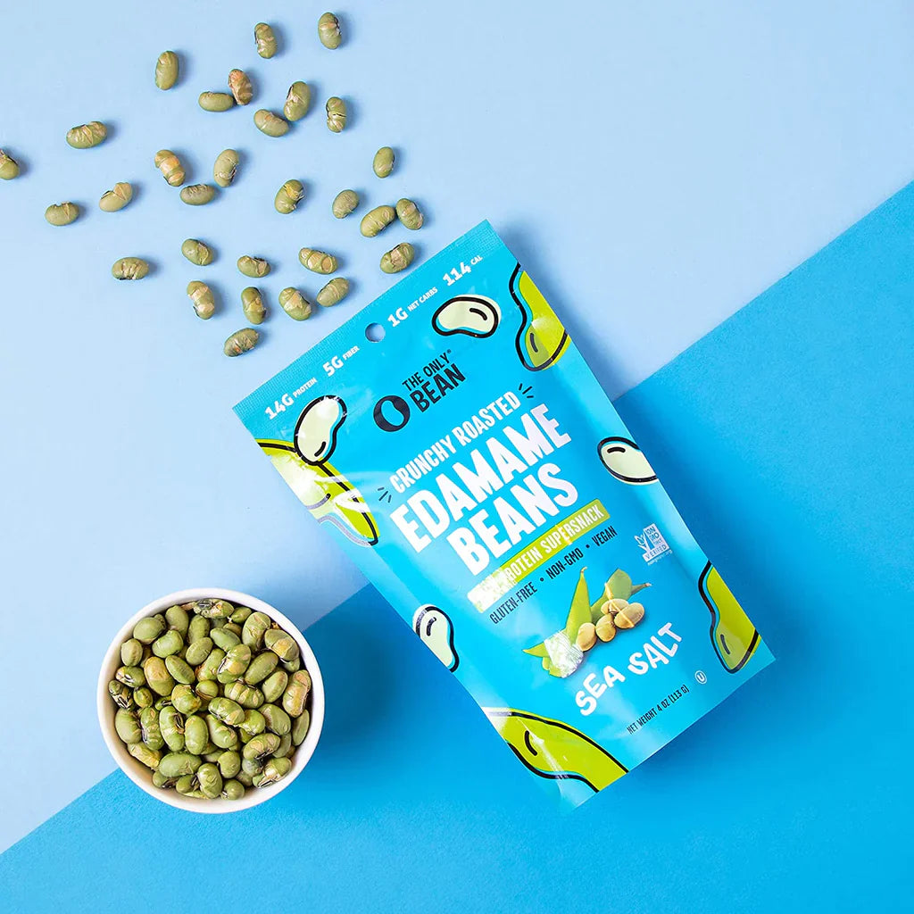Crunchy Roasted Edamame Beans | Sea Salt