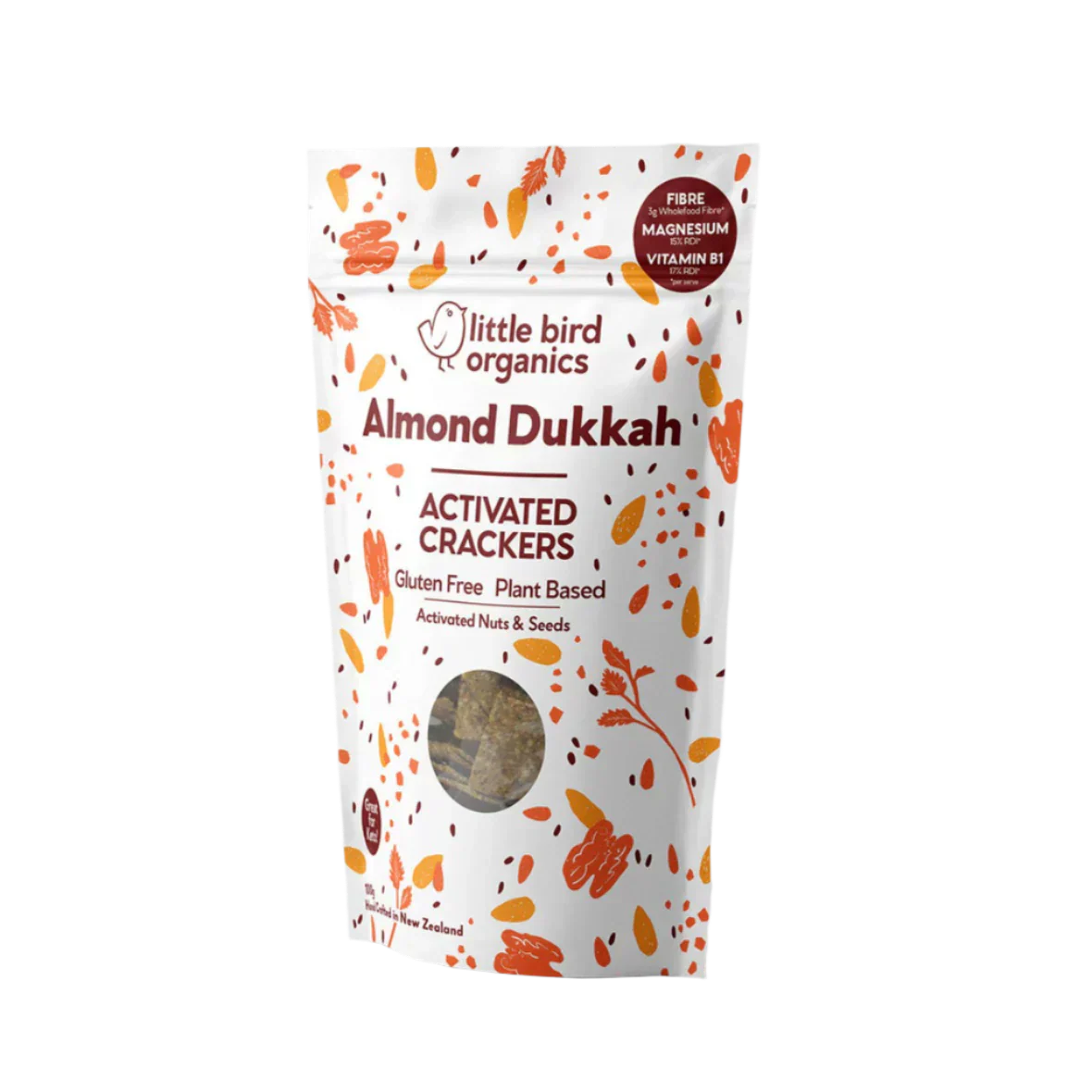 Almond Crackers | Activated Almond Dukkah