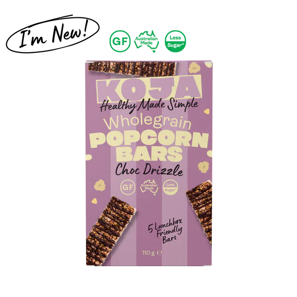 Wholegrain Popcorn Bar | Choc Drizzle