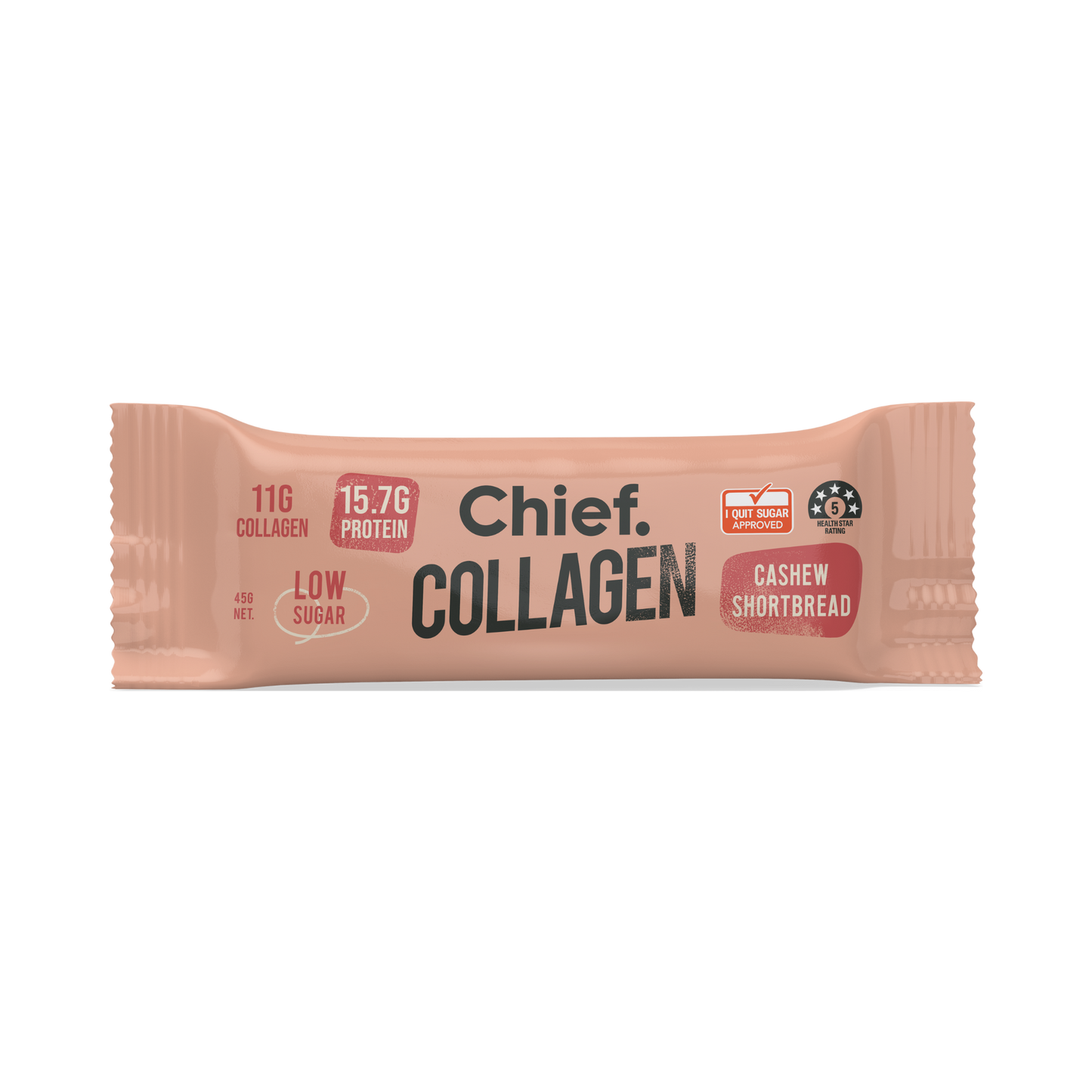 Collagen Protein Bar | Cashew Shortbread