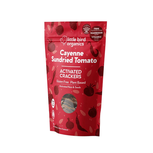 Almond Crackers | Cayenne Sundried Tomato