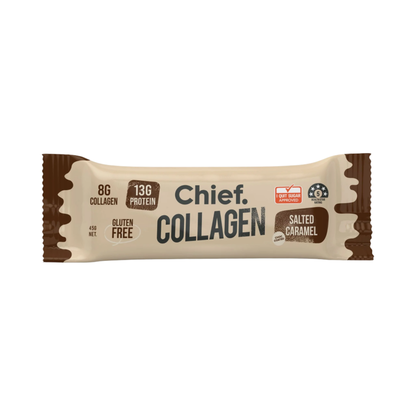 Collagen Protein Bar | Choc Salted Caramel