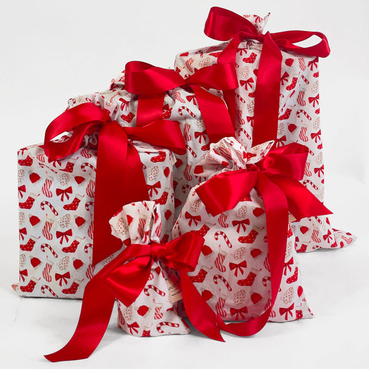 Christmas Cookies and Candy (Reusable Gift Bag Set)