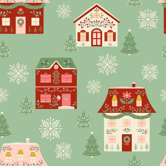 Folk Julandsby (Reusable Gift Bag Set)
