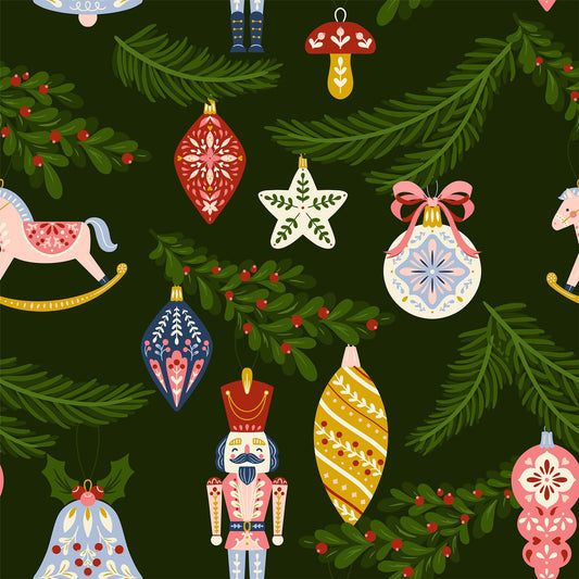 Folk Julepynt (Reusable Gift Bag Set)