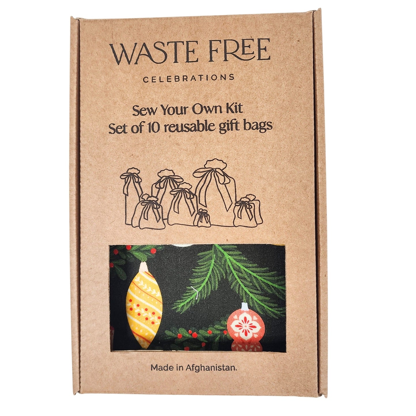 Folk Julepynt (SYO Reusable Gift Bag Set)