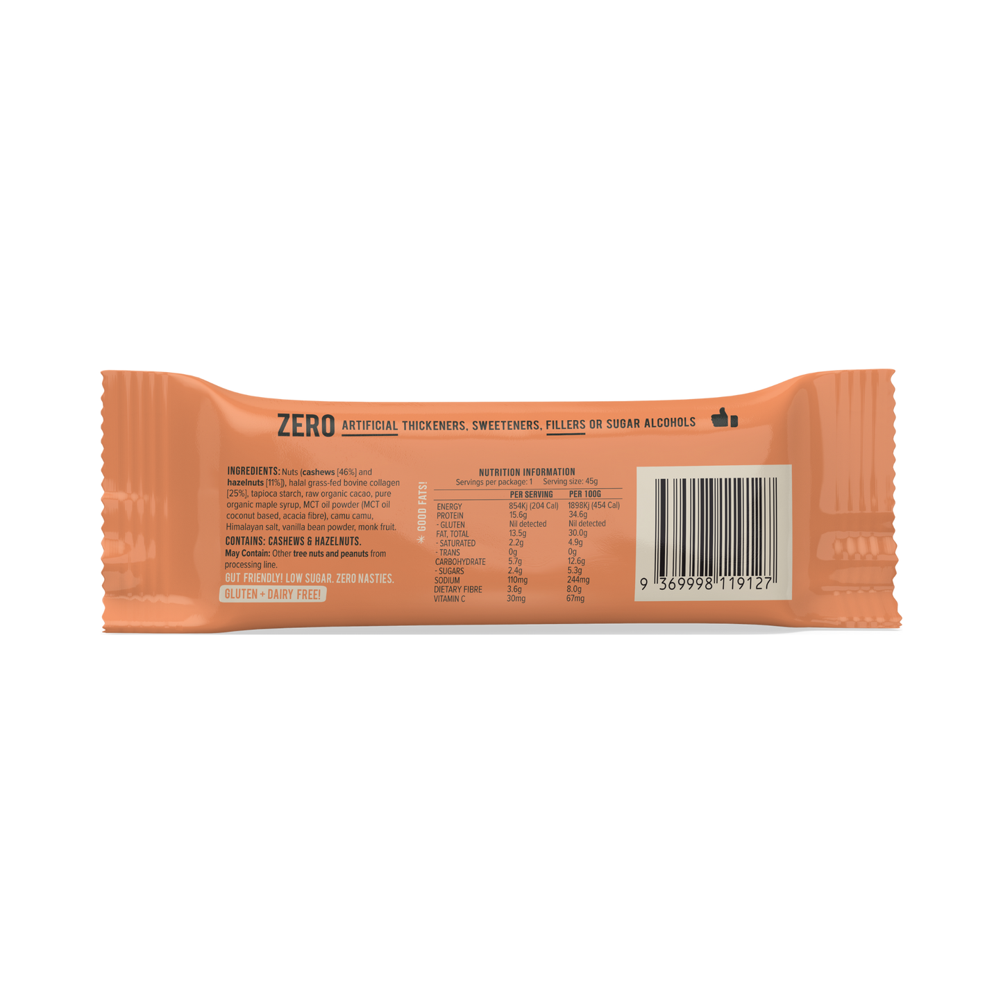 Collagen Protein Bar | Hazelnut Brownie