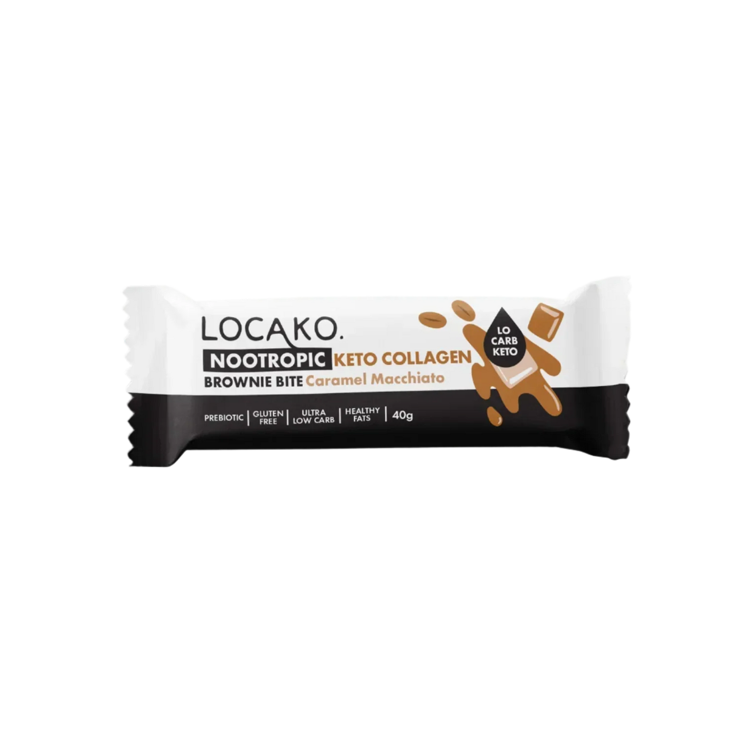 Collagen Brownie Bar | Nootropic Caramel Macchiato