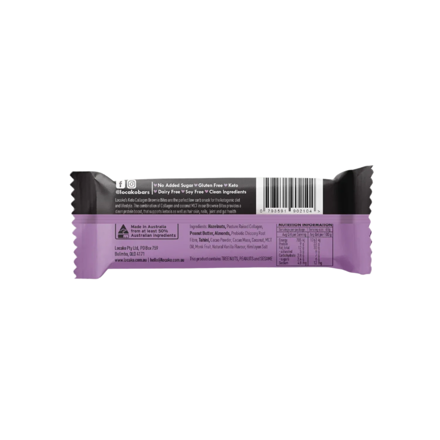 Collagen Brownie Bar | Vanilla Hazelnut