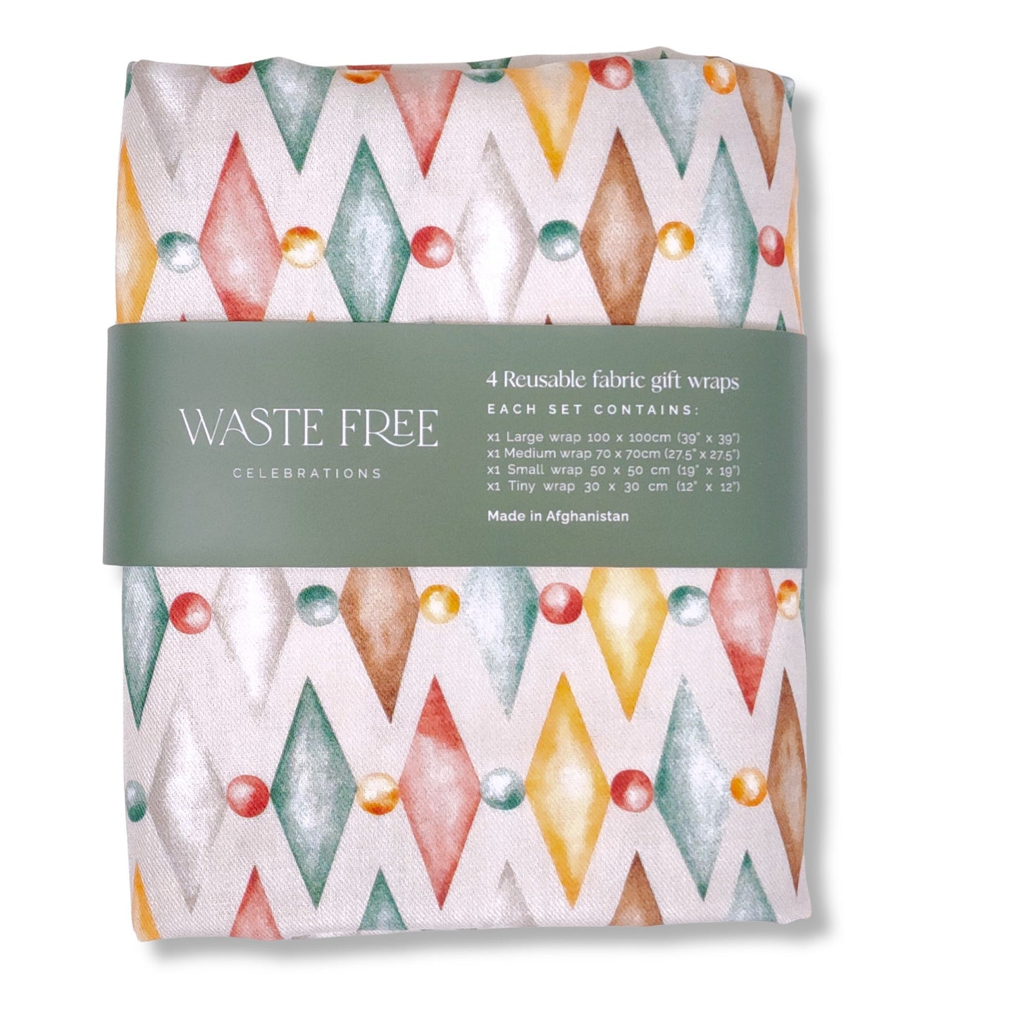 Nutcracker Harlekin - 4 Furoshiki Gift Wraps