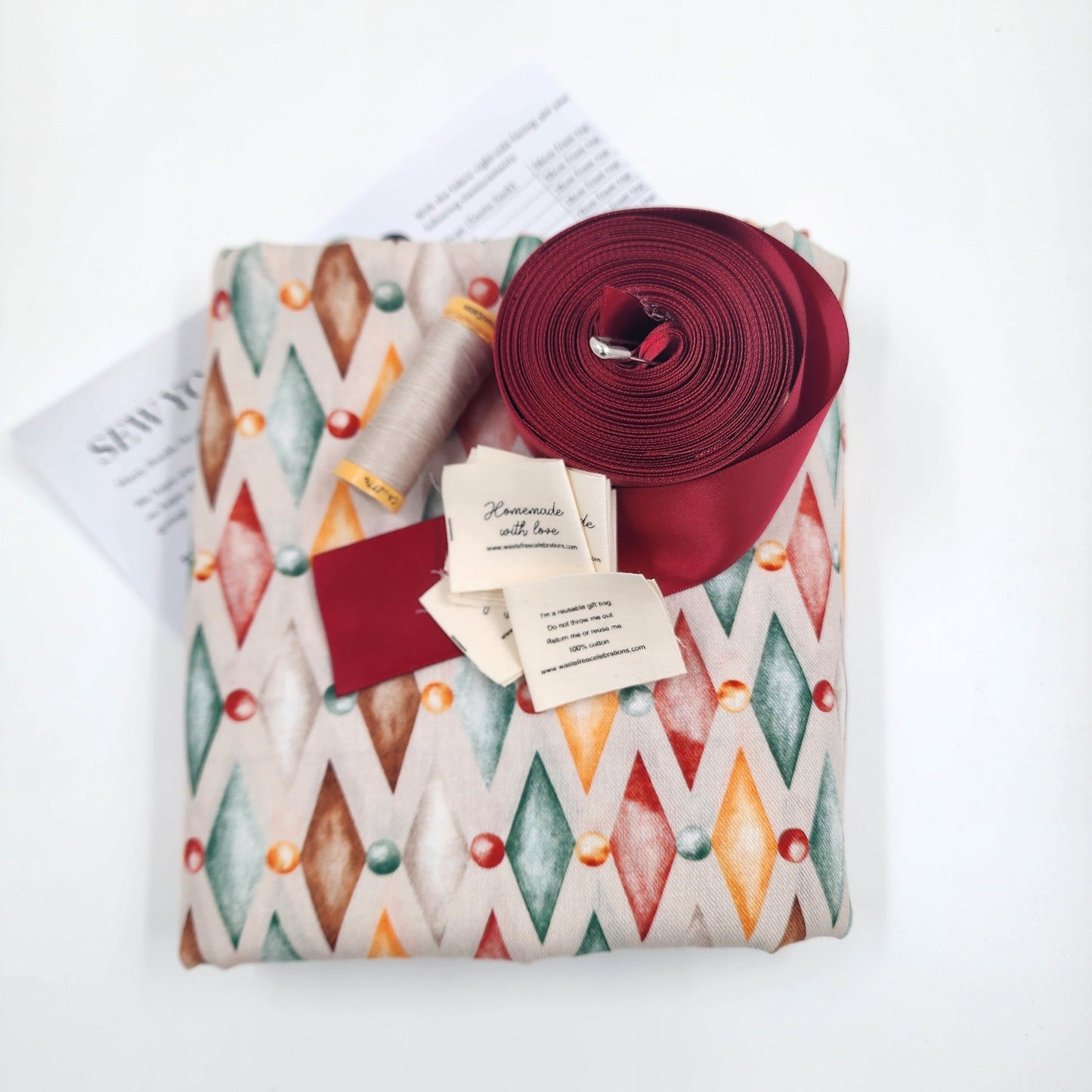 Nutcracker Harlekin (SYO Reusable Gift Bag Set)