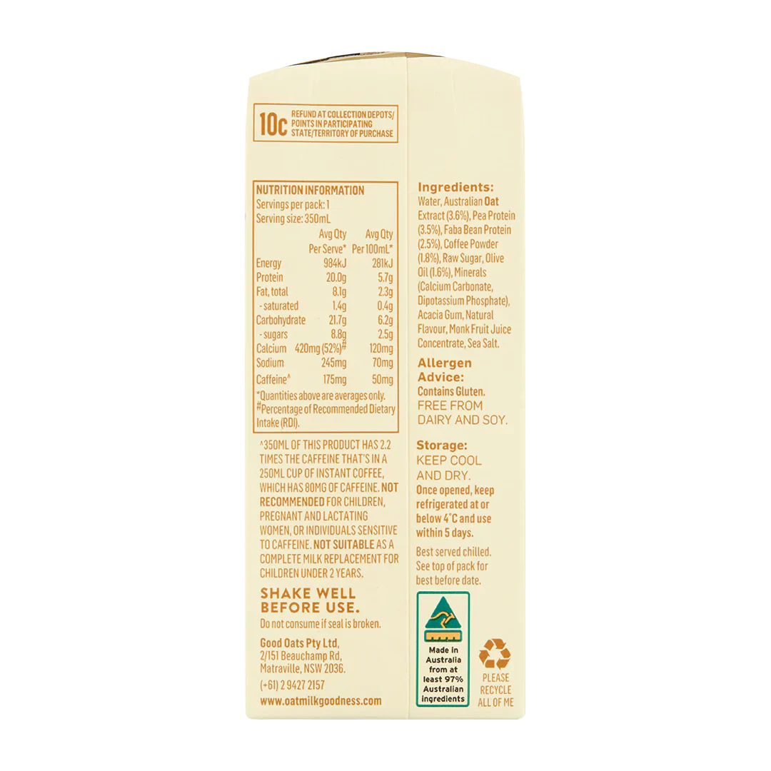 PrOATein Milk | Coffee