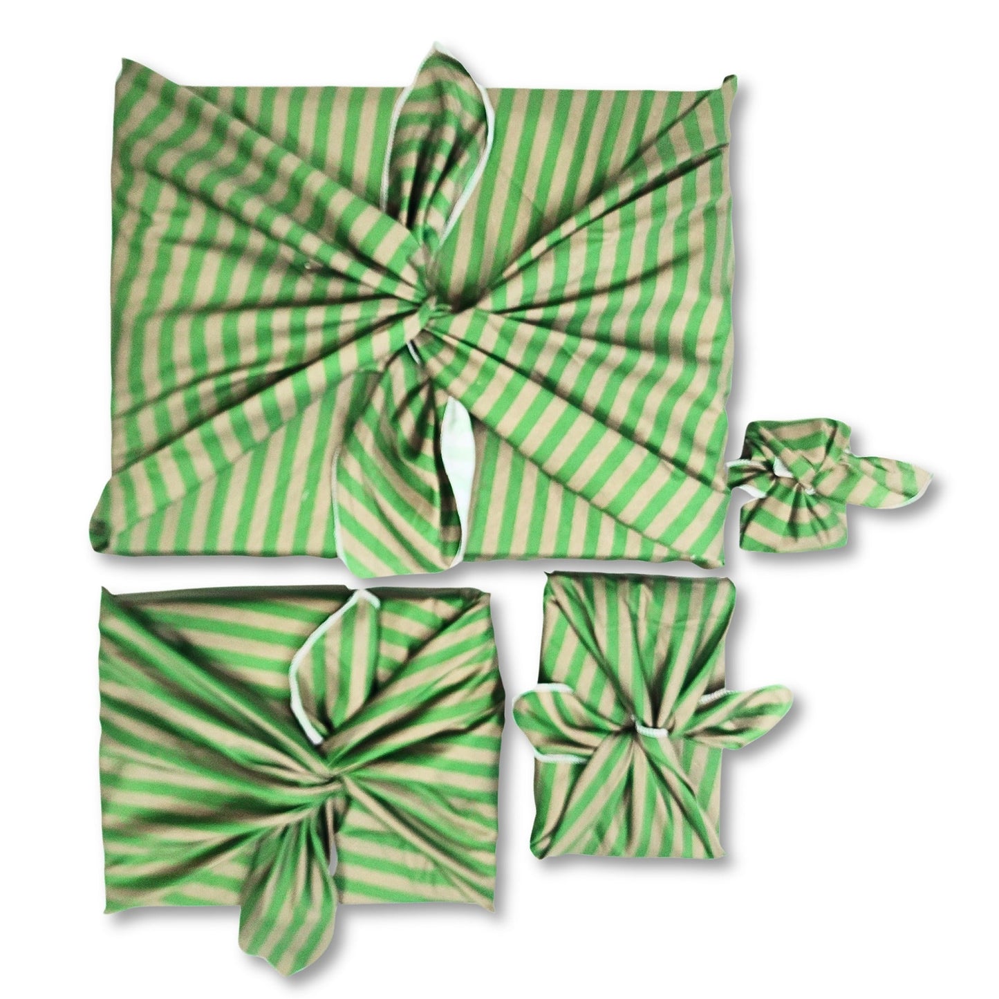 Pooches Stripey - 4 Furoshiki Gift Wraps