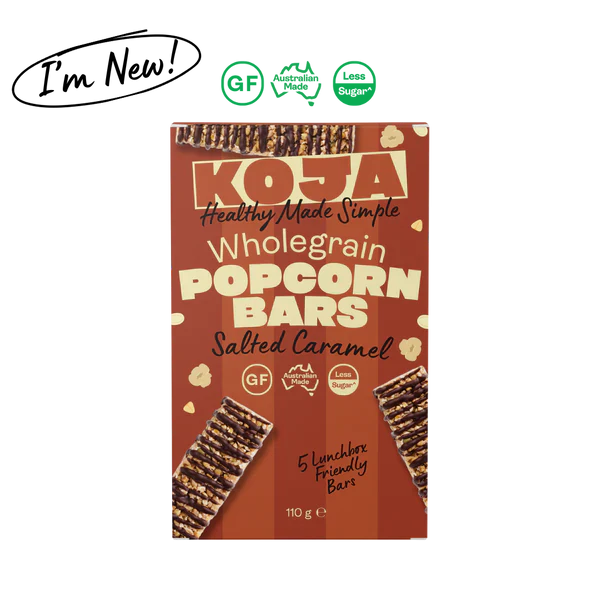 Wholegrain Popcorn Bar | Salted Caramel