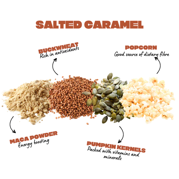 Wholegrain Popcorn Bar | Salted Caramel