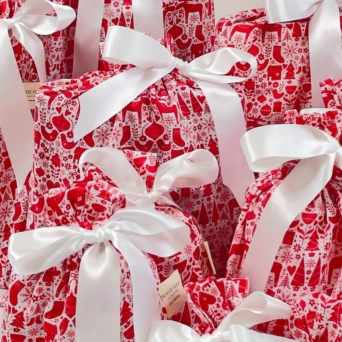 Scandi Rensdyr (Reusable Gift Bag Set)