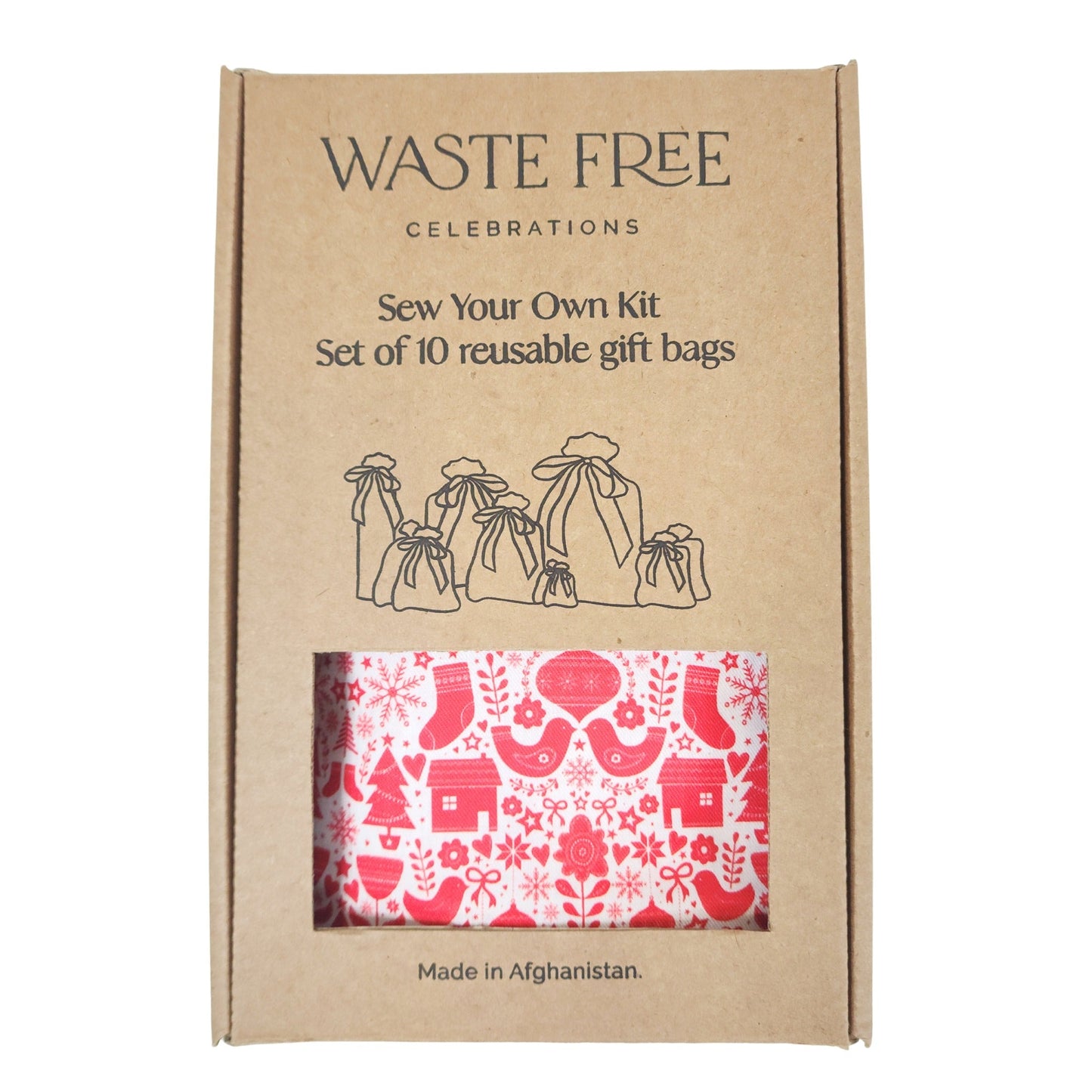 Scandi Rensdyr (SYO Reusable Gift Bag Set)
