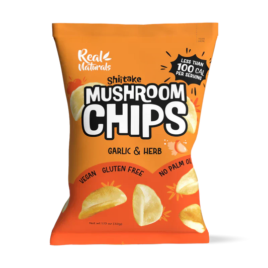 Shiitake Mushroom Chips | Garlic & Herb