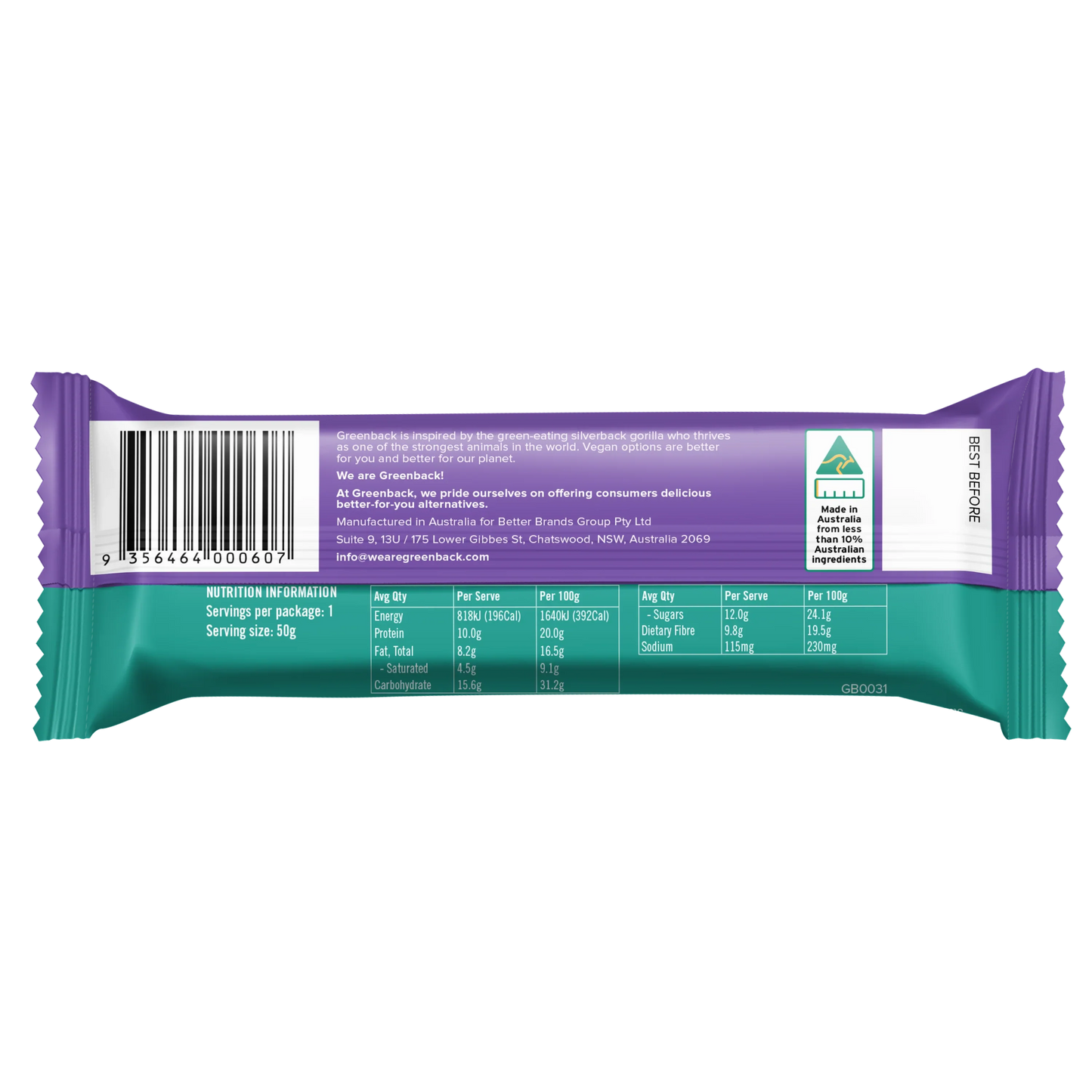 Layered Protein Bar | Triple Choc