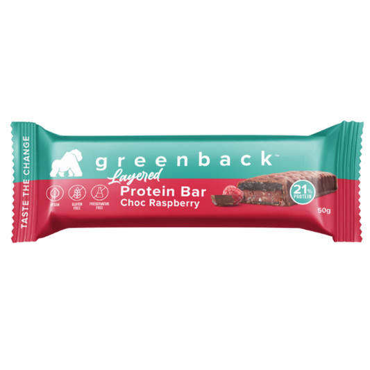 Layered Protein Bar | Choc Raspberry
