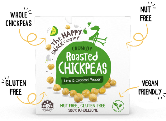 Roasted Chickpeas | Lime & Cracked Pepper